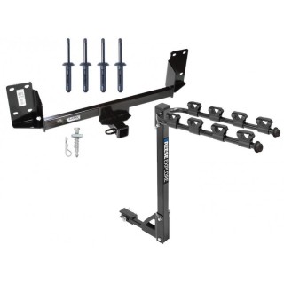 Custom Fit Trailer Hitch 4 Bike Carrier Installation Hardware Installation Instructions 75600 1393100G Draw-Tite Trailer Tow Hitch 4 Bike Rack 07-18 BMW X5 tilt away adult or child arms fold down carrier 07 08 09 10 11 12 13 14 15 16 17 18 2007 2008 2009 Trailer Tow Hitch w/ 4 Bike Rack For 07-18 BMW X5 tilt away adult or child arms fold down carrier