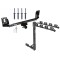 Custom Fit Trailer Hitch 4 Bike Carrier Installation Hardware Installation Instructions 75600 1393100G Draw-Tite Trailer Tow Hitch 4 Bike Rack 07-18 BMW X5 tilt away adult or child arms fold down carrier 07 08 09 10 11 12 13 14 15 16 17 18 2007 2008 2009 Trailer Tow Hitch w/ 4 Bike Rack For 07-18 BMW X5 tilt away adult or child arms fold down carrier