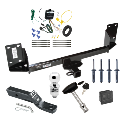 Trailer Tow Hitch For 07-18 BMW X5 Deluxe Package Wiring 2" Ball and Lock Trailer Tow Hitch For 07-18 BMW X5 Deluxe Package Wiring 2" Ball and Lock