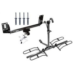 Trailer Tow Hitch For 07-18 BMW X5 Platform Style 2 Bike Rack w/ Anti Rattle Hitch Lock