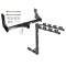 Trailer Tow Hitch w/ 4 Bike Rack For 07-24 Dodge Freightliner Mercedes-Benz Sprinter 2500 3500 tilt away adult or child arms fold down carrier