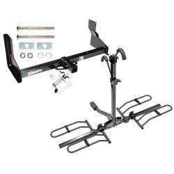 Trailer Tow Hitch For 07-24 Dodge Freightliner Mercedes-Benz Sprinter 2500 3500 Platform Style 2 Bike Rack w/ Anti Rattle Hitch Lock Trailer Tow Hitch For 07-24 Dodge Freightliner Mercedes-Benz Sprinter 2500 3500 Platform Style 2 Bike Rack w/ Anti Rattle Hitch Lock
