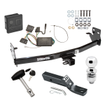 Custom Fit Trailer Hitch Wiring Harness (Plug & Play) 2" Drop Ball-Mount w/ Pin/Clip 2" Chrome Ball Security Lock Pin Rubber Hitch Plug Cover Installation Hardware Installation Instructions 75607 118301 23 63845 580407 7010 Draw-Tite Trailer Trailer Tow Hitch For 04-12 Chevy Colorado GMC Canyon 06-08 Isuzu i-280 i-290 i-350 i-370 Deluxe Package Wiring 2" Ball and Lock