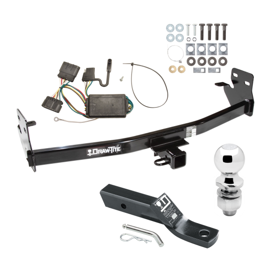 Custom Fit Trailer Hitch Wiring Harness (Plug & Play) 2" Drop Ball-Mount w/ Pin/Clip 2" Chrome Ball Installation Hardware Installation Instructions 75607 118301 23 63845 Draw-Tite Trailer Tow Hitch 04-12 Chevy Colorado GMC Canyon 06-08 Isuz Trailer Tow Hitch For 04-12 Chevy Colorado GMC Canyon 06-08 Isuzu i-280 i-290 i-350 i-370 Complete Package w/ Wiring and 2" Ball