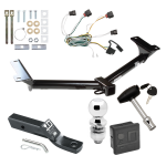 Custom Fit Trailer Hitch Wiring Harness (Plug & Play) 2" Drop Ball-Mount w/ Pin/Clip 2" Chrome Ball Security Lock Pin Rubber Hitch Plug Cover Installation Hardware Installation Instructions 75648 118495 23 63845 580407 7010 Draw-Tite Trailer Trailer Tow Hitch For 2010 Dodge Journey Deluxe Package Wiring 2" Ball and Lock
