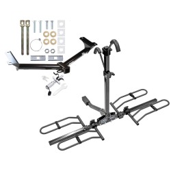 Trailer Tow Hitch For 09-20 Dodge Journey Platform Style 2 Bike Rack w/ Anti Rattle Hitch Lock Trailer Tow Hitch For 09-20 Dodge Journey Platform Style 2 Bike Rack w/ Anti Rattle Hitch Lock