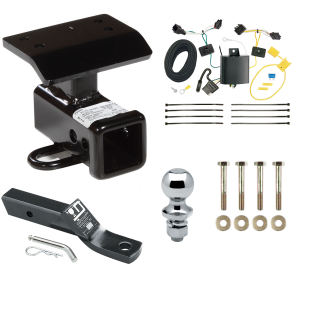 Custom Fit Trailer Hitch Wiring Harness (Plug & Play) 2" Drop Ball-Mount w/ Pin/Clip 1-7/8" Chrome Ball Installation Hardware Installation Instructions 75658 118675 23 63816 Draw-Tite Trailer Tow Hitch 12-17 Volkswagen Tiguan Complete Packa Trailer Tow Hitch For 12-17 Volkswagen Tiguan Complete Package w/ Wiring and 1-7/8" Ball