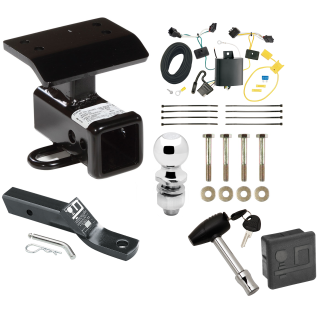 Custom Fit Trailer Hitch Wiring Harness (Plug & Play) 2" Drop Ball-Mount w/ Pin/Clip 2" Chrome Ball Security Lock Pin Rubber Hitch Plug Cover Installation Hardware Installation Instructions 75658 118675 23 63845 580407 7010 Draw-Tite Traile Trailer Tow Hitch For 12-17 Volkswagen Tiguan Deluxe Package Wiring 2" Ball and Lock
