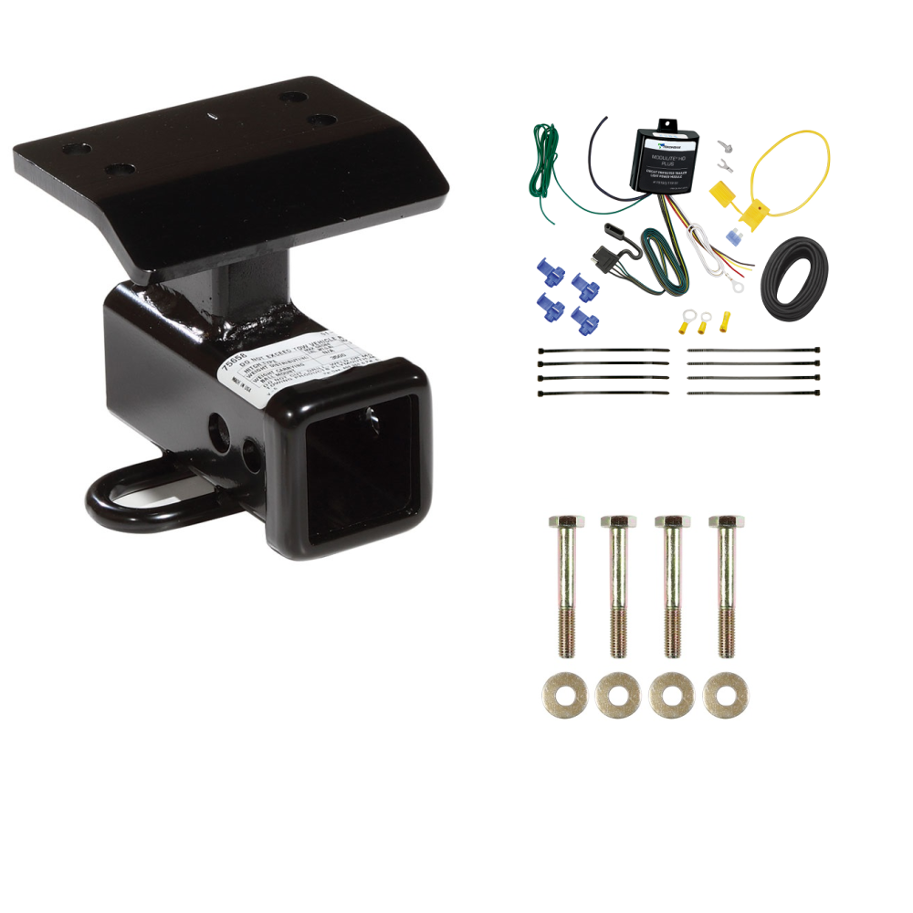 Custom Fit Trailer Hitch Wiring Harness (Requires Splicing) Installation Hardware Installation Instructions 75658 119191 Draw-Tite Trailer Tow Hitch 09-11 Volkswagen Tiguan Wiring Harness Kit 09 10 11 2009 2010 2011 Trailer Tow Hitch For 09-11 Volkswagen Tiguan w/ Wiring Harness Kit
