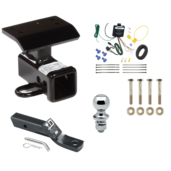 Custom Fit Trailer Hitch Wiring Harness (Requires Splicing) 2" Drop Ball-Mount w/ Pin/Clip 1-7/8" Chrome Ball Installation Hardware Installation Instructions 75658 119191 23 63816 Draw-Tite Trailer Tow Hitch 09-11 Volkswagen Tiguan Complete Pac Trailer Tow Hitch For 09-11 Volkswagen Tiguan Complete Package w/ Wiring and 1-7/8" Ball