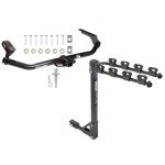 Custom Fit Trailer Hitch 4 Bike Carrier Installation Hardware Installation Instructions 75663 1393100G Draw-Tite Trailer Tow Hitch 4 Bike Rack 09-16 Toyota Venza tilt away adult or child arms fold down carrier 09 10 11 12 13 14 15 16 2009 2010 2011 2012 Trailer Tow Hitch w/ 4 Bike Rack For 09-16 Toyota Venza tilt away adult or child arms fold down carrier