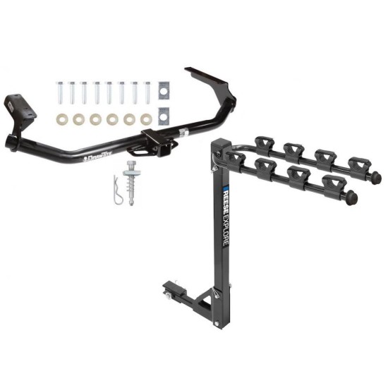 Custom Fit Trailer Hitch 4 Bike Carrier Installation Hardware Installation Instructions 75663 1393100G Draw-Tite Trailer Tow Hitch 4 Bike Rack 09-16 Toyota Venza tilt away adult or child arms fold down carrier 09 10 11 12 13 14 15 16 2009 2010 2011 2012 Trailer Tow Hitch w/ 4 Bike Rack For 09-16 Toyota Venza tilt away adult or child arms fold down carrier