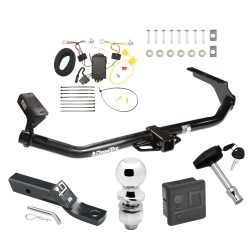 Trailer Tow Hitch For 09-16 Toyota Venza Deluxe Package Wiring 2" Ball and Lock Trailer Tow Hitch For 09-16 Toyota Venza Deluxe Package Wiring 2" Ball and Lock