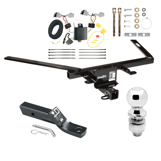 Custom Fit Trailer Hitch Wiring Harness (Plug & Play) 2" Drop Ball-Mount w/ Pin/Clip 2" Chrome Ball Installation Hardware Installation Instructions 75670 118599 23 63845 Draw-Tite Trailer Tow Hitch 10-19 Taurus Complete Package Wiring and 2 Trailer Tow Hitch For 10-19 Ford Taurus Complete Package w/ Wiring and 2" Ball