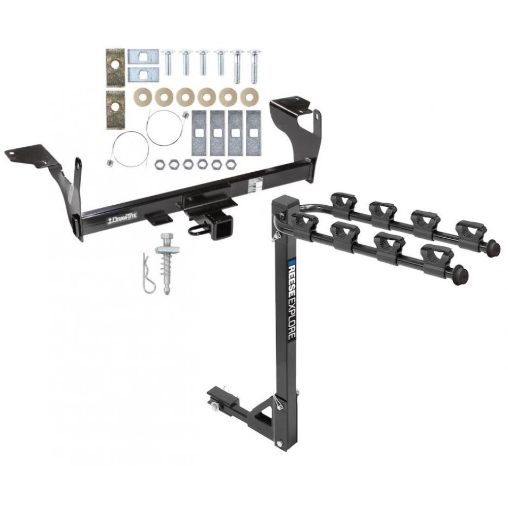 Custom Fit Trailer Hitch 4 Bike Carrier Installation Hardware Installation Instructions 75671 1393100G Draw-Tite Trailer Tow Hitch 4 Bike Rack 10-17 Volvo XC60 tilt away adult or child arms fold down carrier 10 11 12 13 14 15 16 17 2010 2011 2012 2013 20 Trailer Tow Hitch w/ 4 Bike Rack For 10-17 Volvo XC60 tilt away adult or child arms fold down carrier