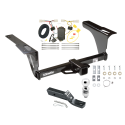 Trailer Tow Hitch For 10-14 Subaru Legacy Sedan Complete Package w/ Wiring and 2" Ball