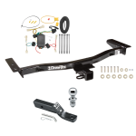 Custom Fit Trailer Hitch Wiring Harness (Plug & Play) 2" Drop Ball-Mount w/ Pin/Clip 1-7/8" Chrome Ball Installation Hardware Installation Instructions 75676 118478 23 63816 Draw-Tite Trailer Tow Hitch 10-12 Lexus RX350 Except F Sport Comple Trailer Tow Hitch For 10-12 Lexus RX350 Except F Sport Complete Package w/ Wiring and 1-7/8" Ball