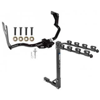 Custom Fit Trailer Hitch 4 Bike Carrier Installation Hardware Installation Instructions 75678 1393100G Draw-Tite Trailer Tow Hitch 4 Bike Rack 10-13 Trasit Connect tilt away adult or child arms fold down carrier 10 11 12 13 2010 2011 2012 2013 Trailer Tow Hitch w/ 4 Bike Rack For 10-13 Ford Trasit Connect tilt away adult or child arms fold down carrier