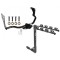 Custom Fit Trailer Hitch 4 Bike Carrier Installation Hardware Installation Instructions 75678 1393100G Draw-Tite Trailer Tow Hitch 4 Bike Rack 10-13 Trasit Connect tilt away adult or child arms fold down carrier 10 11 12 13 2010 2011 2012 2013 Trailer Tow Hitch w/ 4 Bike Rack For 10-13 Ford Trasit Connect tilt away adult or child arms fold down carrier