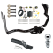 Trailer Tow Hitch For 10-13 Ford Transit Connect Complete Package w/ Wiring and 1-7/8" Ball