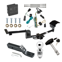 Trailer Tow Hitch For 09-20 Ford Flex Deluxe Package Wiring 2" Ball and Lock