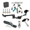 Custom Fit Trailer Hitch Wiring Harness (Plug & Play) 2" Drop Ball-Mount w/ Pin/Clip 2" Chrome Ball Security Lock Pin Rubber Hitch Plug Cover Installation Hardware Installation Instructions 75679 118472 23 63845 580407 7010 Draw-Tite Trailer Trailer Tow Hitch For 09-20 Ford Flex Deluxe Package Wiring 2" Ball and Lock
