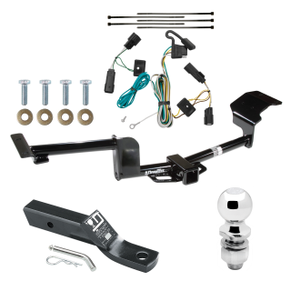 Trailer Tow Hitch For 09-20 Ford Flex Complete Package w/ Wiring and 2" Ball