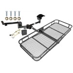Trailer Tow Hitch For 09-20 Ford Flex Lincoln MKT Basket Cargo Carrier Platform Hitch Lock and Cover