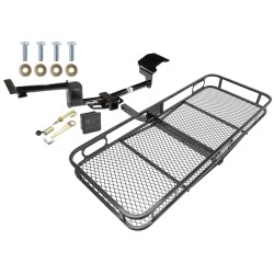 Trailer Tow Hitch For 09-20 Ford Flex Lincoln MKT Basket Cargo Carrier Platform Hitch Lock and Cover