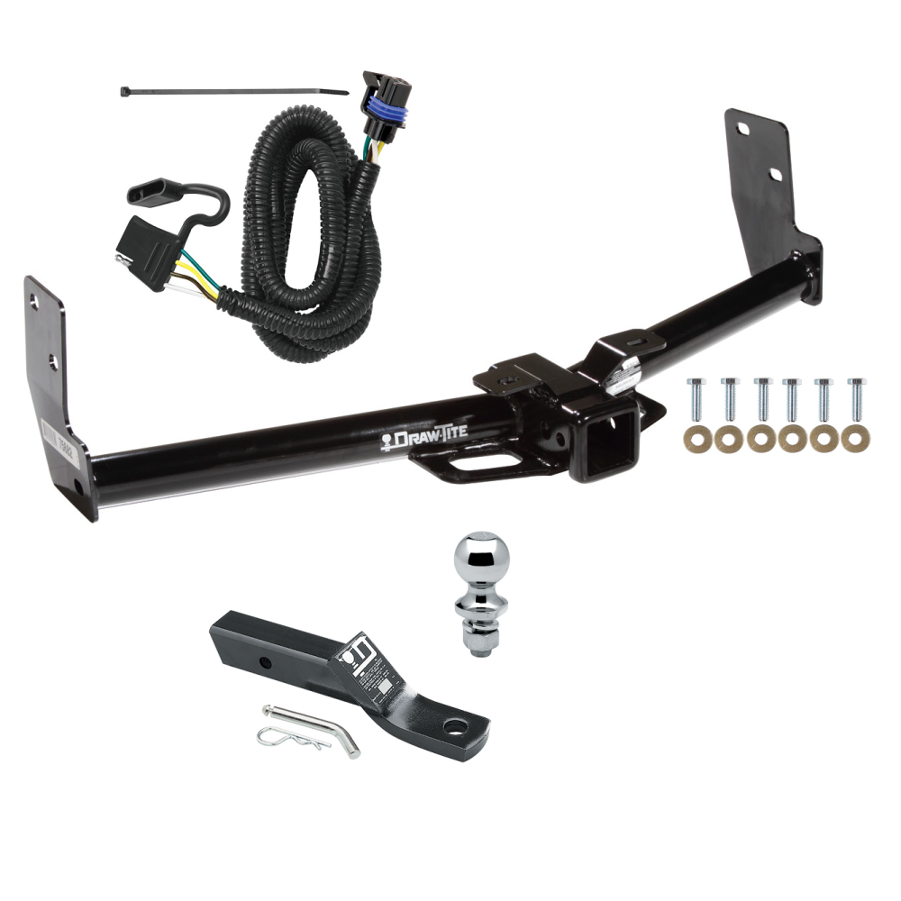 Custom Fit Trailer Hitch Wiring Harness 2" Drop Ball-Mount w/ Pin/Clip 1-7/8" Chrome Ball Installation Hardware Installation Instructions 75682 118259 23 63816 Draw-Tite Trailer Tow Hitch 10-16 Cadillac SRX Factory Tow Package Wiring and 1-7/8& Trailer Tow Hitch For 10-16 Cadillac SRX w/ Factory Tow Package w/ Wiring and 1-7/8" Ball