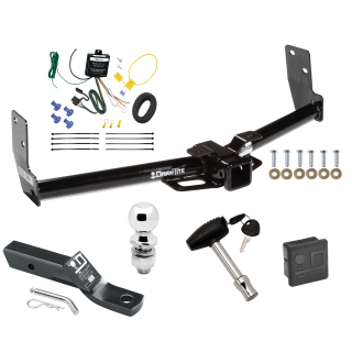 Custom Fit Trailer Hitch Wiring Harness (Requires Splicing) 2" Drop Ball-Mount w/ Pin/Clip 2" Chrome Ball Security Lock Pin Rubber Hitch Plug Cover Installation Hardware Installation Instructions 75682 119148 23 63845 580407 7010 Draw-Tite Trail Trailer Tow Hitch For 10-16 Cadillac SRX Deluxe Package Wiring 2" Ball and Lock