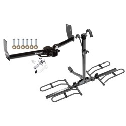 Trailer Tow Hitch For 10-16 Cadillac SRX Platform Style 2 Bike Rack w/ Anti Rattle Hitch Lock Trailer Tow Hitch For 10-16 Cadillac SRX Platform Style 2 Bike Rack w/ Anti Rattle Hitch Lock