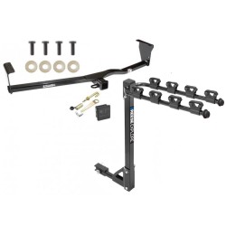 Trailer Tow Hitch w/ 4 Bike Rack For 10-13 Kia Sorento Hyundai Santa Fe tilt away adult or child arms fold down carrier w/ Lock and Cover Trailer Tow Hitch w/ 4 Bike Rack For 10-13 Kia Sorento Hyundai Santa Fe tilt away adult or child arms fold down carrier w/ Lock and Cover