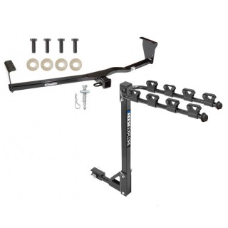 Custom Fit Trailer Hitch 4 Bike Carrier Installation Hardware Installation Instructions 75684 1393100G Draw-Tite Trailer Tow Hitch 4 Bike Rack 10-13 Kia Sorento Hyundai Santa Fe tilt away adult or child arms fold down carrier 10 11 12 13 2010 2011 2012 Trailer Tow Hitch w/ 4 Bike Rack For 10-13 Kia Sorento Hyundai Santa Fe tilt away adult or child arms fold down carrier