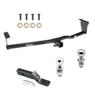Trailer Tow Hitch For 10-12 Hyundai Santa Fe 11-13 KIA Sorento Receiver w/ 1-7/8" and 2" Ball
