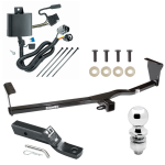 Custom Fit Trailer Hitch Wiring Harness (Plug & Play) 2" Drop Ball-Mount w/ Pin/Clip 2" Chrome Ball Installation Hardware Installation Instructions 75684 118269 23 63845 Draw-Tite Trailer Tow Hitch 11-13 KIA Sorento SX V6 Complete Package W Trailer Tow Hitch For 11-13 KIA Sorento SX V6 Complete Package w/ Wiring and 2" Ball