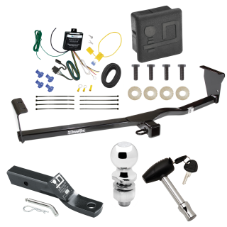 Custom Fit Trailer Hitch Wiring Harness (Requires Splicing) 2" Drop Ball-Mount w/ Pin/Clip 2" Chrome Ball Security Lock Pin Rubber Hitch Plug Cover Installation Hardware Installation Instructions 75684 119148 23 63845 580407 7010 Draw-Tite Trail Trailer Tow Hitch For 11-13 KIA Sorento SX V6 without Factory Tow Package Wiring 2" Ball and Lock