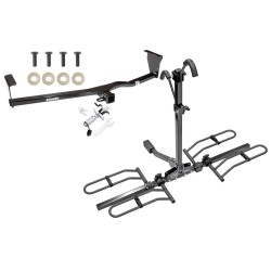 Trailer Hitch For 10-13 Kia Sorento Hyundai Santa Fe Platform Style 2 Bike Rack w/ Anti Rattle Hitch Lock Trailer Hitch For 10-13 Kia Sorento Hyundai Santa Fe Platform Style 2 Bike Rack w/ Anti Rattle Hitch Lock