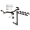 Custom Fit Trailer Hitch 4 Bike Carrier Security J-Pin Rubber Hitch Plug Cover Installation Hardware Installation Instructions 75686 1393100G 63201 7010 Draw-Tite Trailer Tow Hitch 4 Bike Rack 09-10 Edge Sport tilt away adult or child arms fold down carr Trailer Tow Hitch w/ 4 Bike Rack For 09-10 Ford Edge Sport tilt away adult or child arms fold down carrier w/ Lock and Cover
