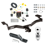 Trailer Tow Hitch For 09-10 Ford Edge Sport Complete Package w/ Wiring and 2" Ball