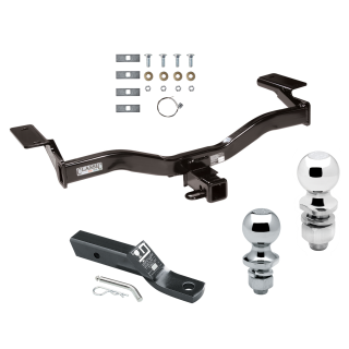 Custom Fit Trailer Hitch 2" Drop Ball-Mount w/ Pin/Clip 1-7/8" and 2" Chrome Ball Installation Hardware Installation Instructions 75686 23 63845 63816 Draw-Tite Trailer Tow Hitch 09-10 Edge Sport Receiver 1-7/8" and 2" Ball 09 10 Trailer Tow Hitch For 09-10 Ford Edge Sport Receiver w/ 1-7/8" and 2" Ball