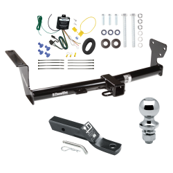Trailer Tow Hitch For 08-15 Land Rover LR2 Complete Package w/ Wiring and 1-7/8" Ball