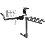 Custom Fit Trailer Hitch 4 Bike Carrier Installation Hardware Installation Instructions 75690 1393100G Draw-Tite Trailer Tow Hitch 4 Bike Rack 02-06 Honda CR-V tilt away adult or child arms fold down carrier 02 03 04 05 06 2002 2003 2004 2005 2006 Trailer Tow Hitch w/ 4 Bike Rack For 02-06 Honda CR-V tilt away adult or child arms fold down carrier