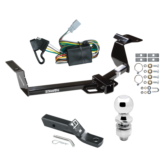 Custom Fit Trailer Hitch Wiring Harness (Plug & Play) 2" Drop Ball-Mount w/ Pin/Clip 2" Chrome Ball Installation Hardware Installation Instructions 75690 118336 23 63845 Draw-Tite Trailer Tow Hitch 02-06 Honda CR-V Complete Package Wiring a Trailer Tow Hitch For 02-06 Honda CR-V Complete Package w/ Wiring and 2" Ball