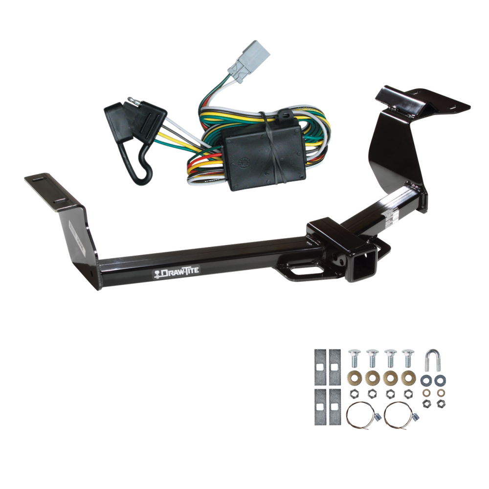 Trailer Tow Hitch For 02-06 Honda CR-V Complete Package w/ Wiring and 2" Ball