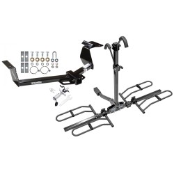 Trailer Tow Hitch For 02-06 Honda CR-V Platform Style 2 Bike Rack w/ Anti Rattle Hitch Lock