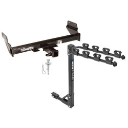 Trailer Tow Hitch w/ 4 Bike Rack For 11-21 Jeep Grand Cherokee 22-23 WK tilt away adult or child arms fold down carrier Trailer Tow Hitch w/ 4 Bike Rack For 11-21 Jeep Grand Cherokee 22-23 WK tilt away adult or child arms fold down carrier