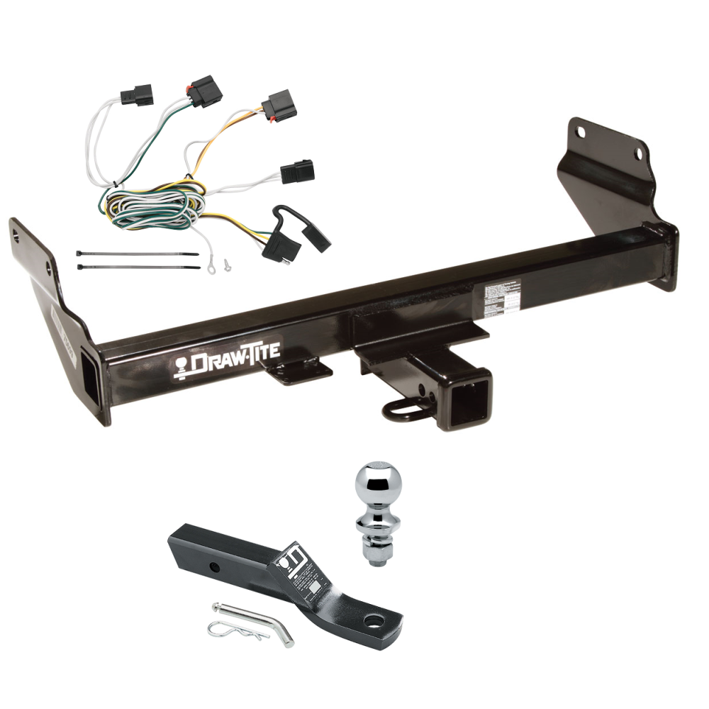 Custom Fit Trailer Hitch Wiring Harness (Plug & Play) 2" Drop Ball-Mount w/ Pin/Clip 1-7/8" Chrome Ball Installation Hardware Installation Instructions 75699 118425 23 63816 Draw-Tite Trailer Tow Hitch 11-13 Jeep Grand Cherokee Complete Pac Trailer Tow Hitch For 11-13 Jeep Grand Cherokee Complete Package w/ Wiring and 1-7/8" Ball