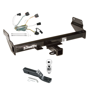 Custom Fit Trailer Hitch Wiring Harness (Plug & Play) 2" Drop Ball-Mount w/ Pin/Clip 2" Chrome Ball Installation Hardware Installation Instructions 75699 118425 23 63845 Draw-Tite Trailer Tow Hitch 11-13 Jeep Grand Cherokee Complete Package Trailer Tow Hitch For 11-13 Jeep Grand Cherokee Complete Package w/ Wiring and 2" Ball