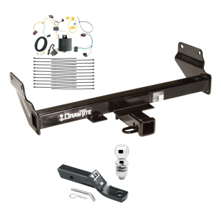 Custom Fit Trailer Hitch Wiring Harness (Plug & Play) 2" Drop Ball-Mount w/ Pin/Clip 2" Chrome Ball Installation Hardware Installation Instructions 75699 118727 23 63845 Draw-Tite Trailer Tow Hitch 14-21 Jeep Grand Cherokee 22-23 WK Complete Trailer Tow Hitch For 14-21 Jeep Grand Cherokee 22-23 WK Complete Package w/ Wiring and 2" Ball